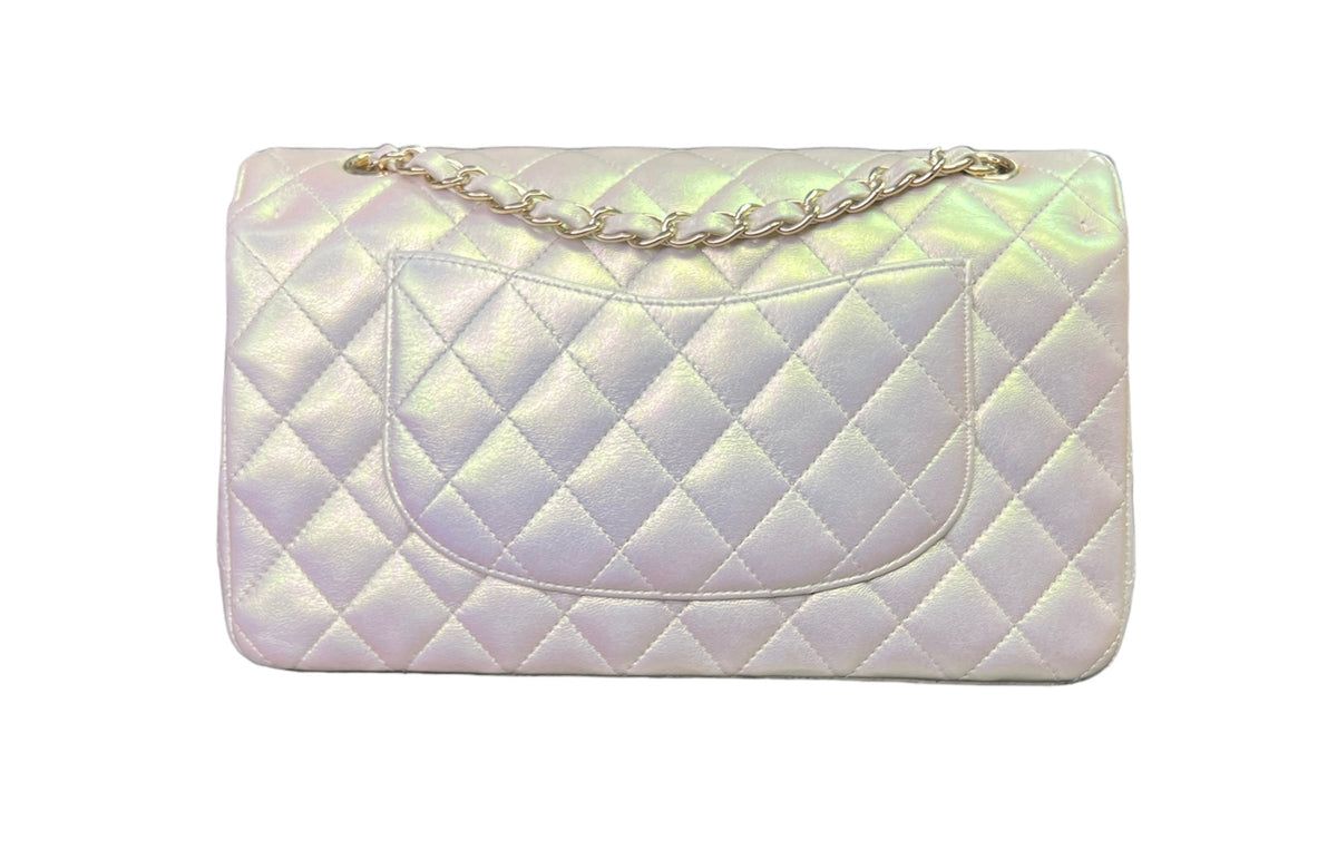 Chanel Pearl Iridescent medium Double Flap Bag
