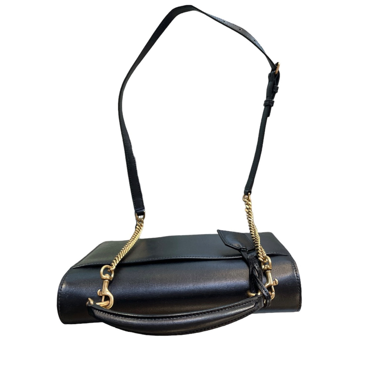 Saint Laurent  Black Medium Monogram Sunset Bag