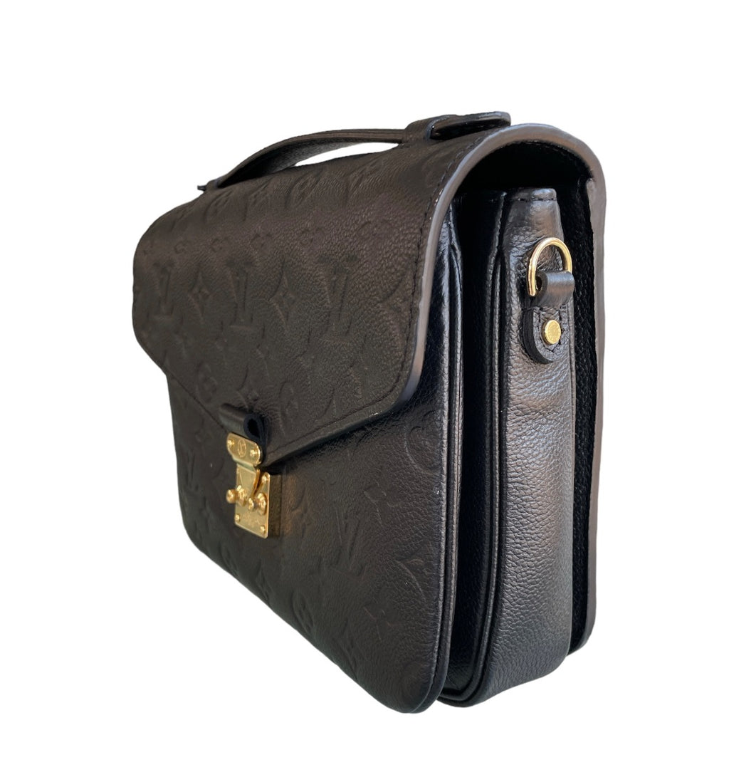Louis Vuitton Black Empreinte Pochette Metis Bag