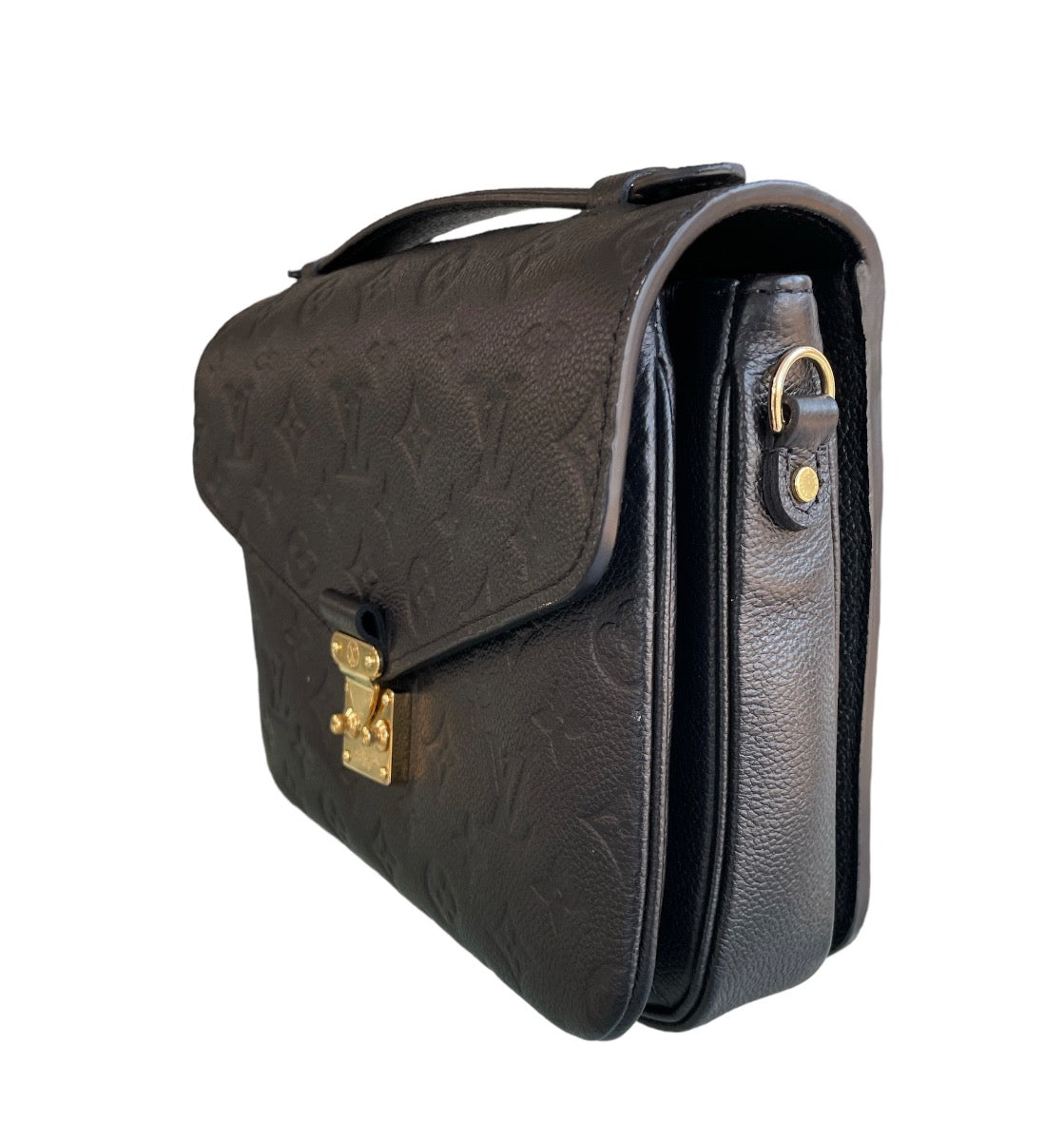 Louis Vuitton Black Empreinte Pochette Metis Bag