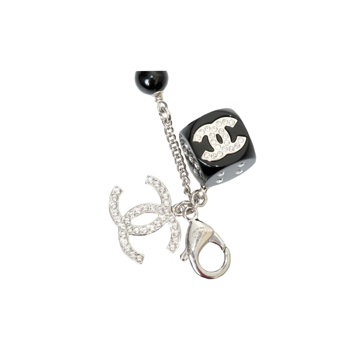 Chanel Charm Bracelet Crystal Dice