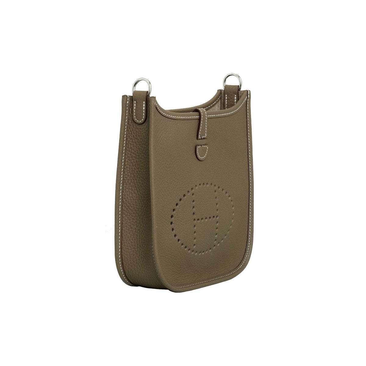 2021 Hermès Etoupe Clemence Leather Evelyne 16 TPM