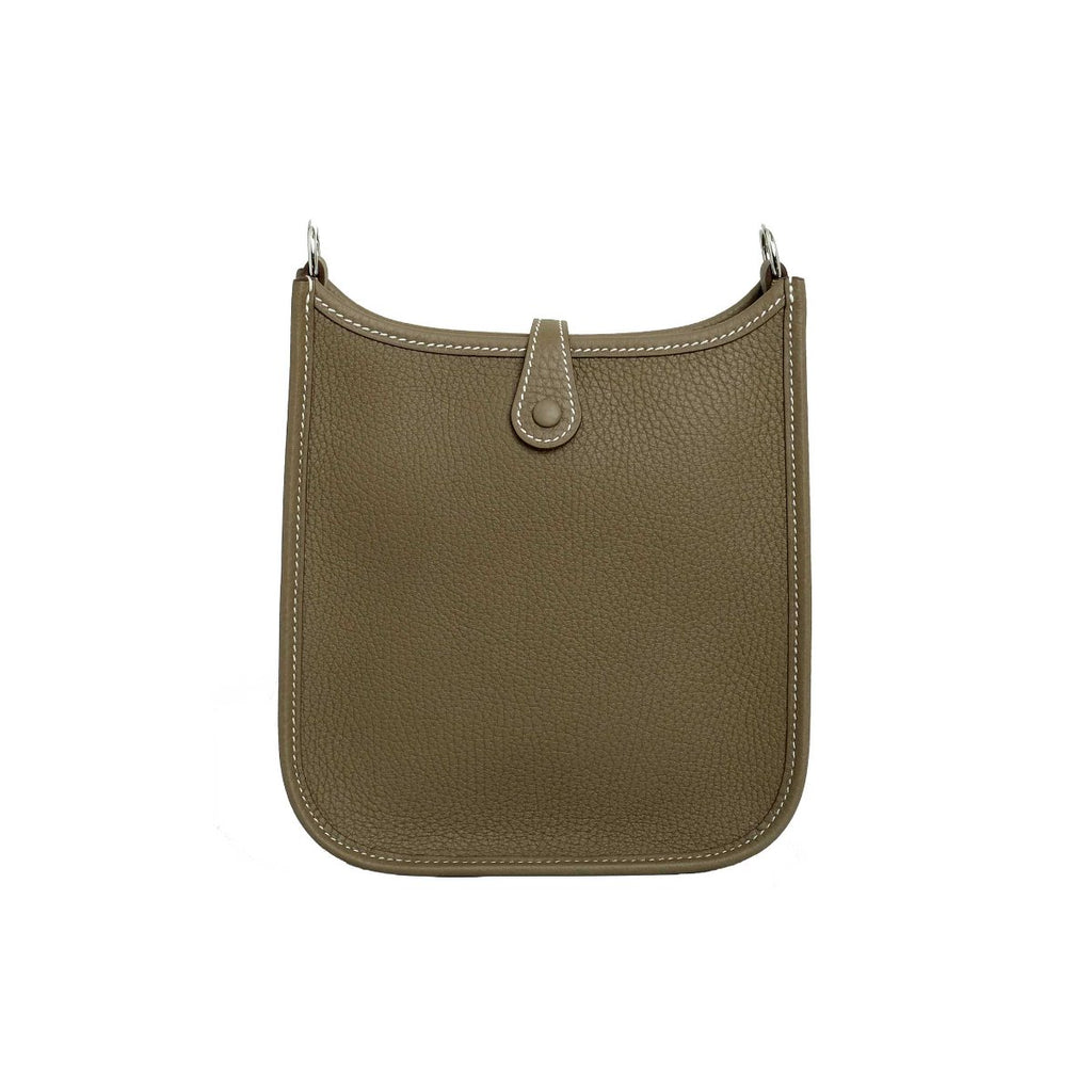 2021 Hermès Etoupe Clemence Leather Evelyne 16 TPM