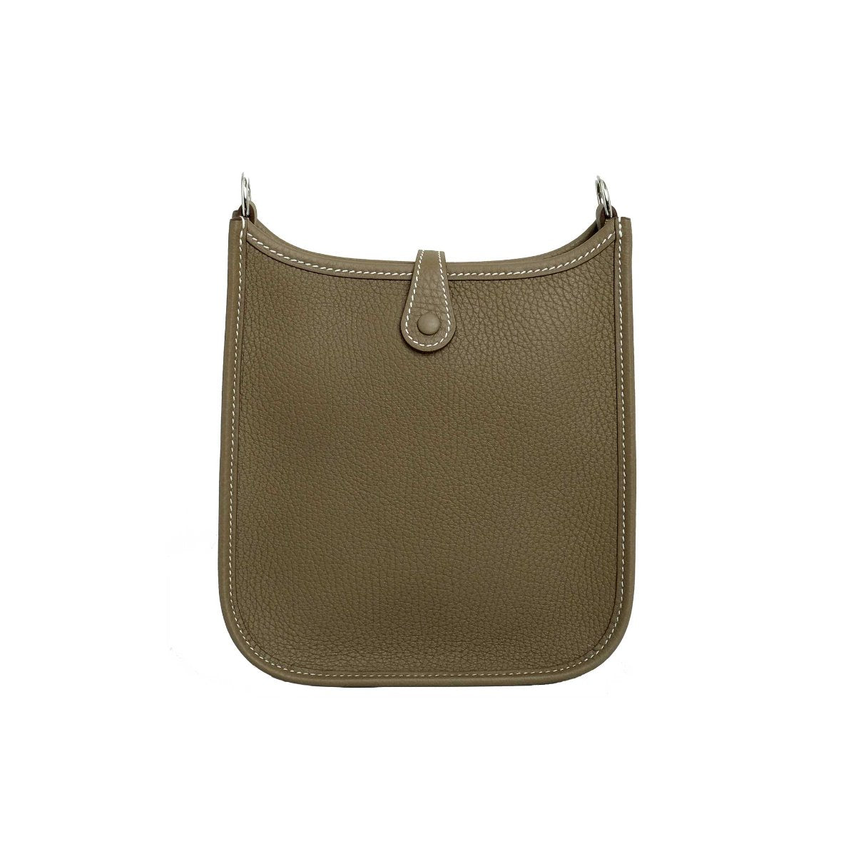 2021 Hermès Etoupe Clemence Leather Evelyne 16 TPM