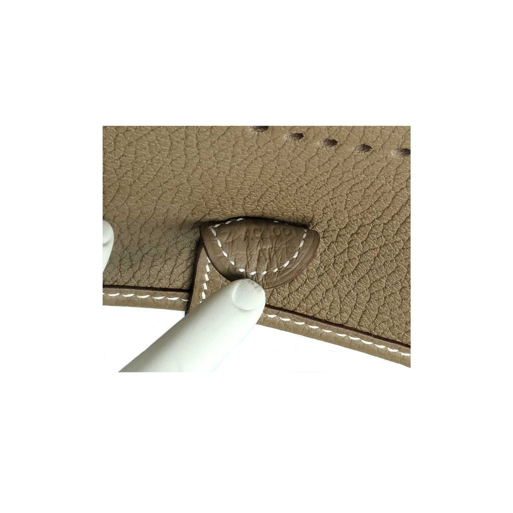 2021 Hermès Etoupe Clemence Leather Evelyne 16 TPM
