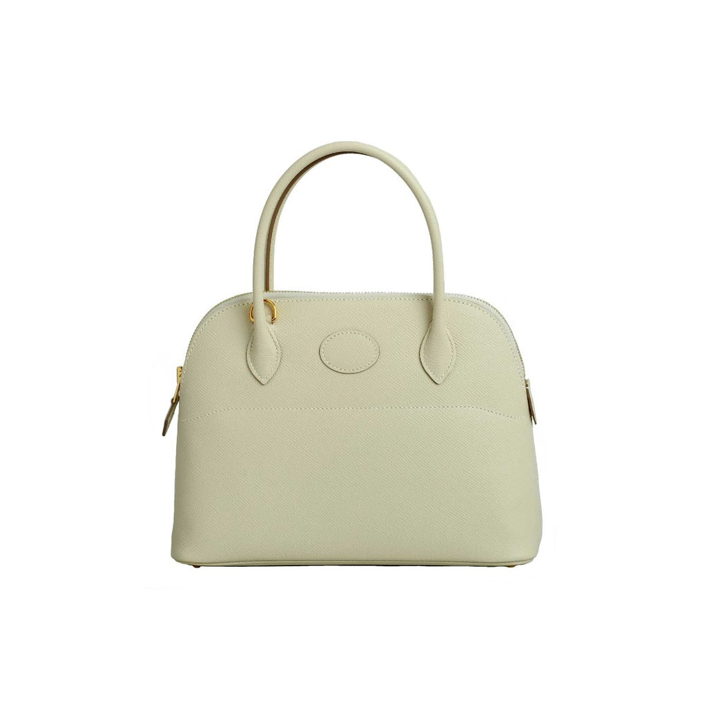 2021 Hermès Craie Epsom Leather Bolide 27 Gold Hardware