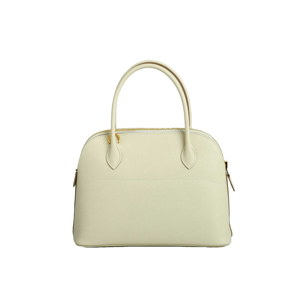 2021 Hermès Craie Epsom Leather Bolide 27 Gold Hardware