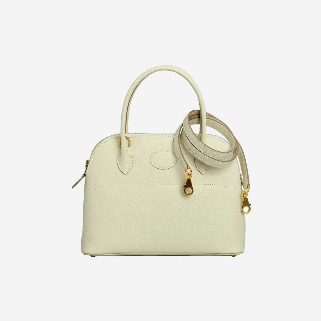 2021 Hermès Craie Epsom Leather Bolide 27 Gold Hardware