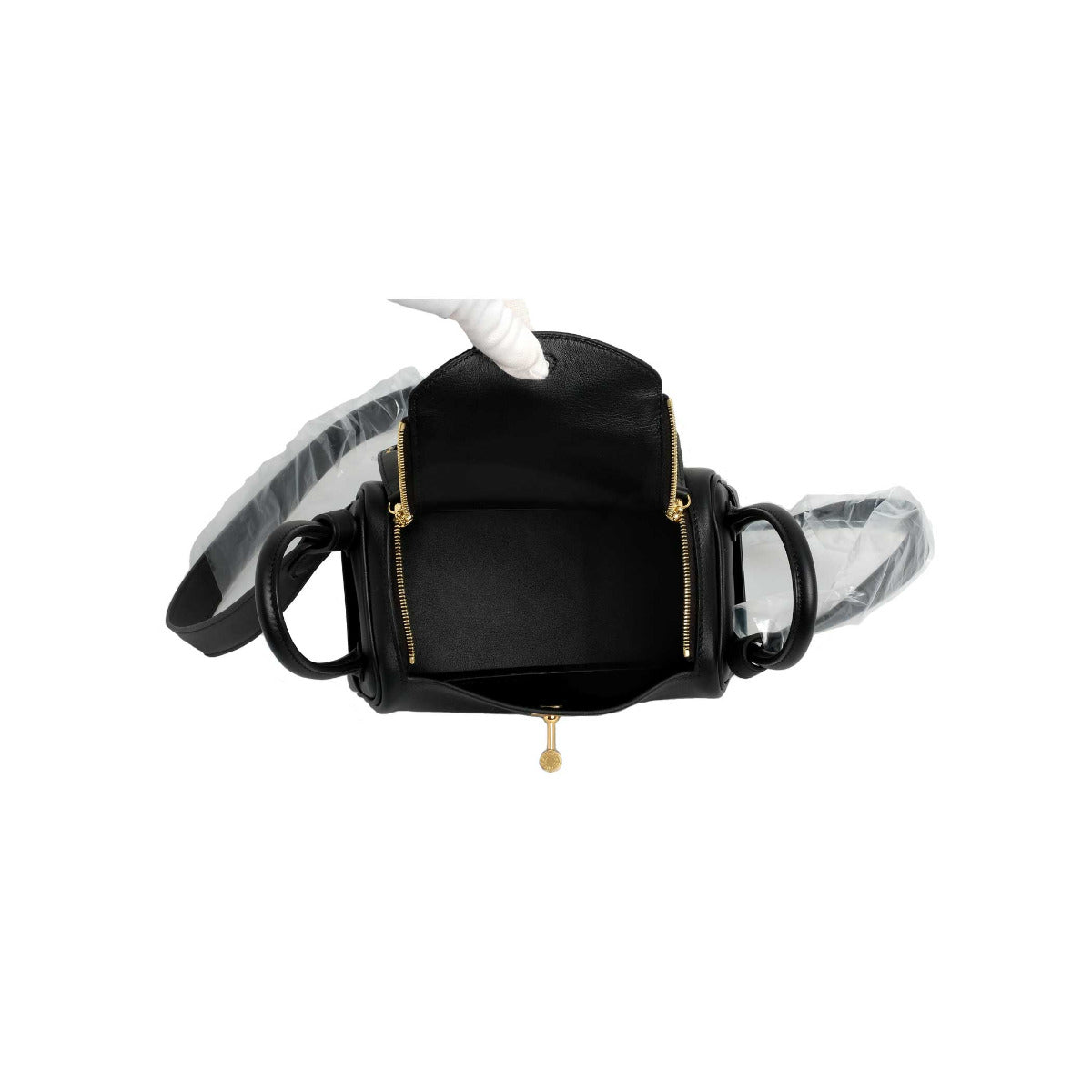 2020 Hermès Black Swift Mini Lindy