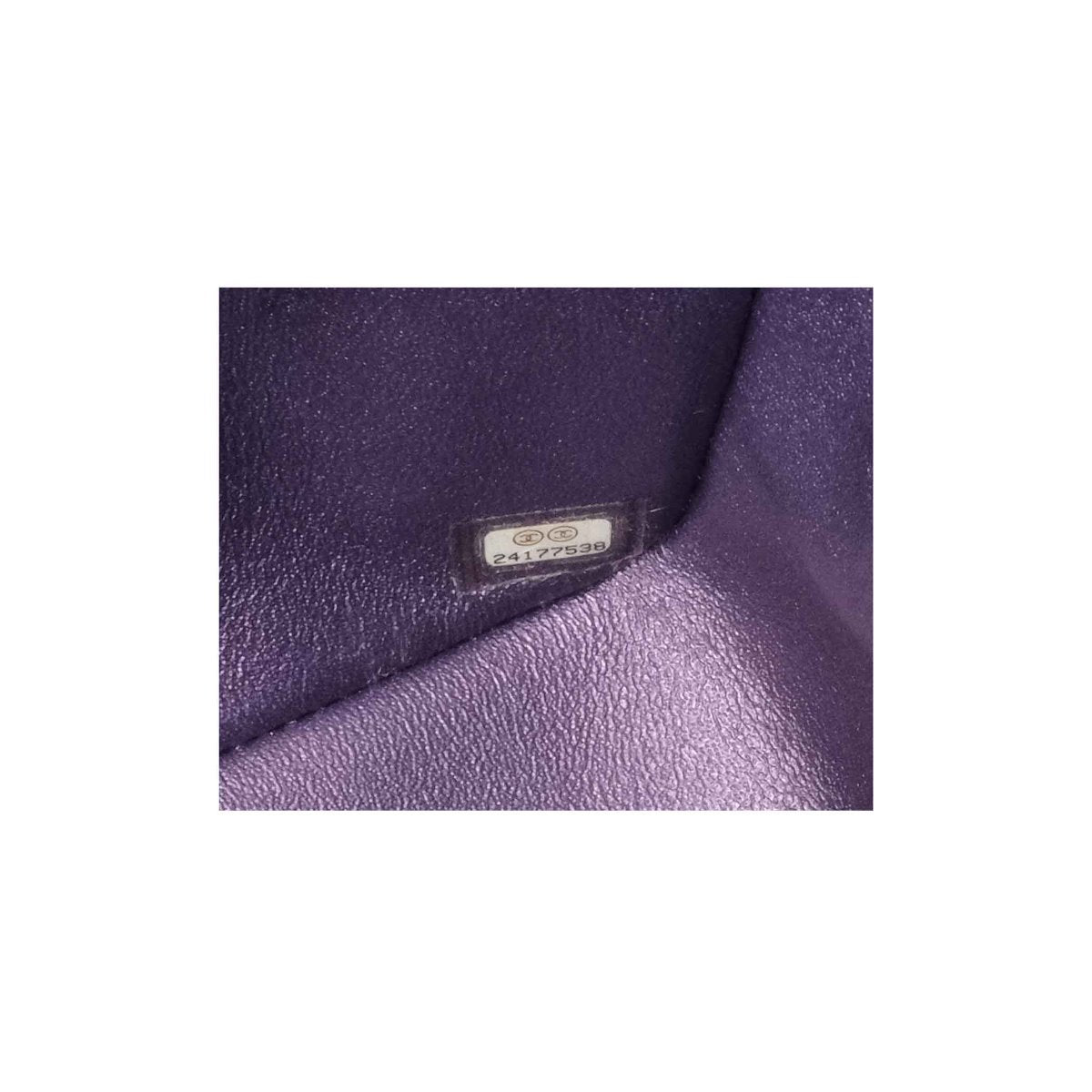 Chanel Iridescent Purple Square Mini Classic Flap Bag