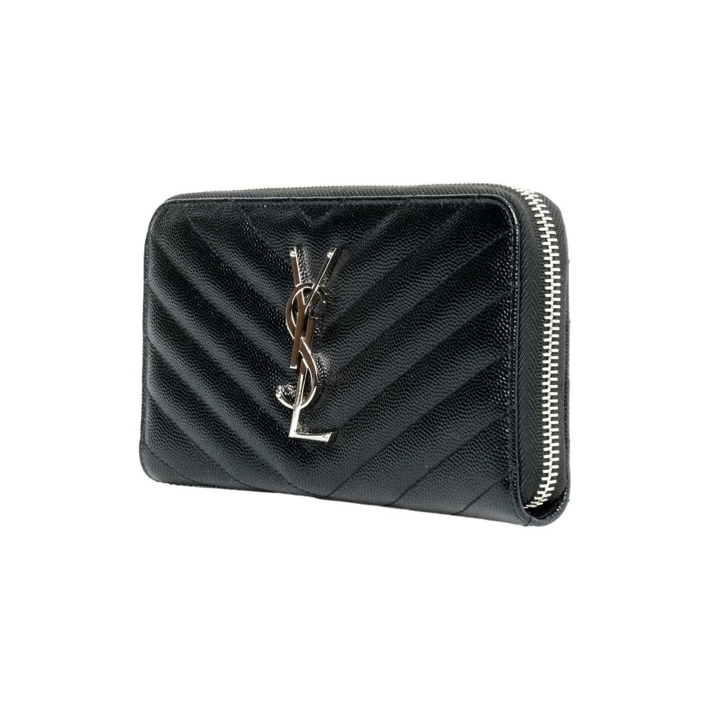 YSL Chevron Matelassé Monogram Wallet