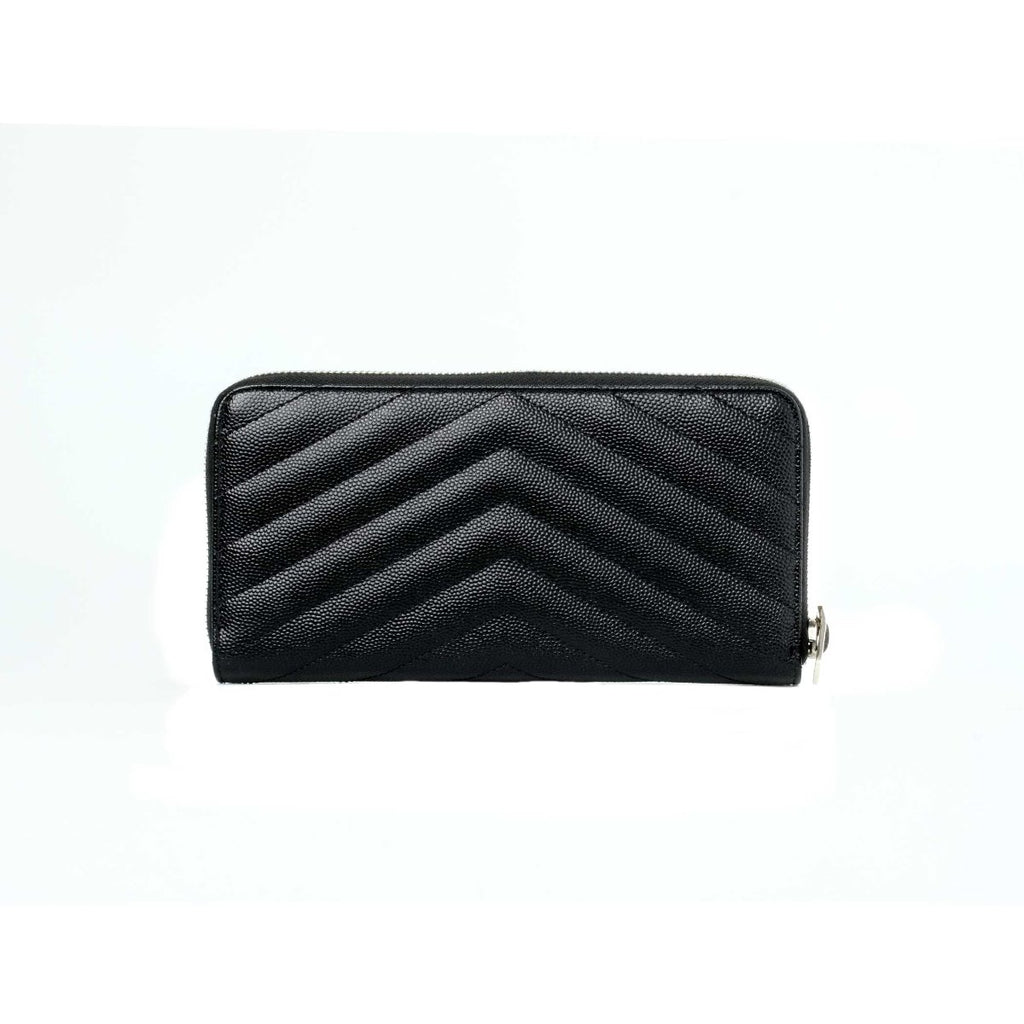 YSL Chevron Matelassé Monogram Wallet