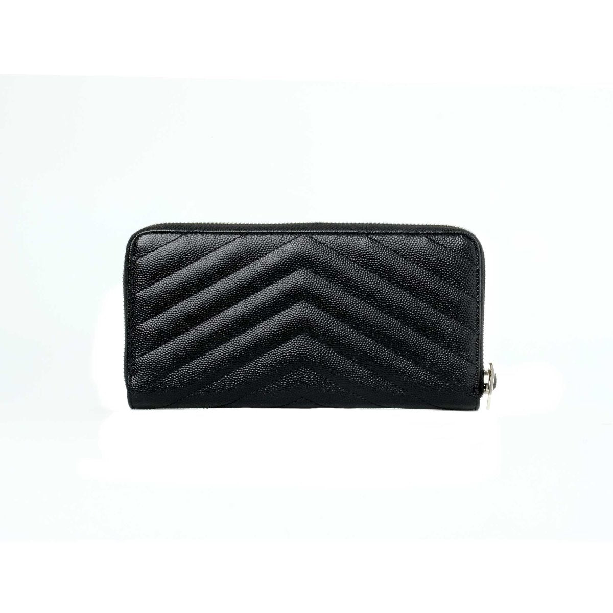 YSL Chevron Matelassé Monogram Wallet