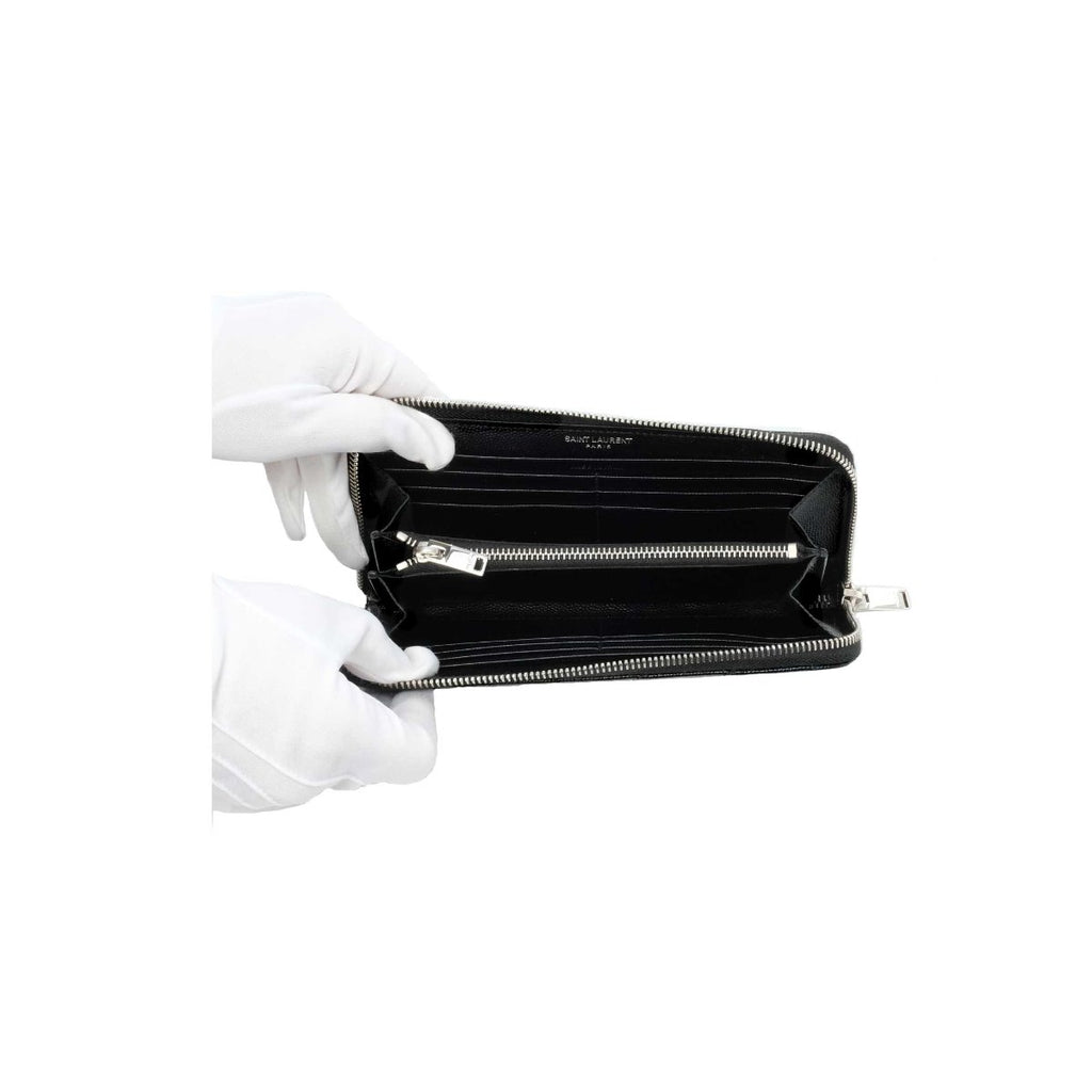 YSL Chevron Matelassé Monogram Wallet