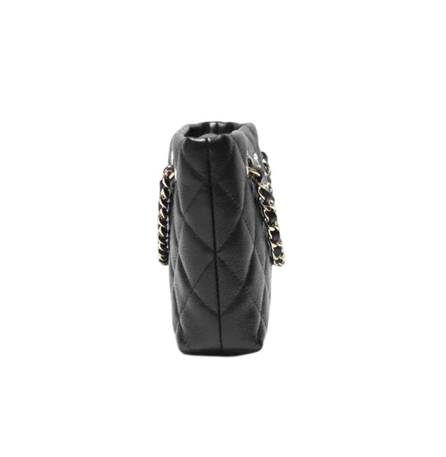 Chanel 25C Black Caviar Mini Tote Bag WSH