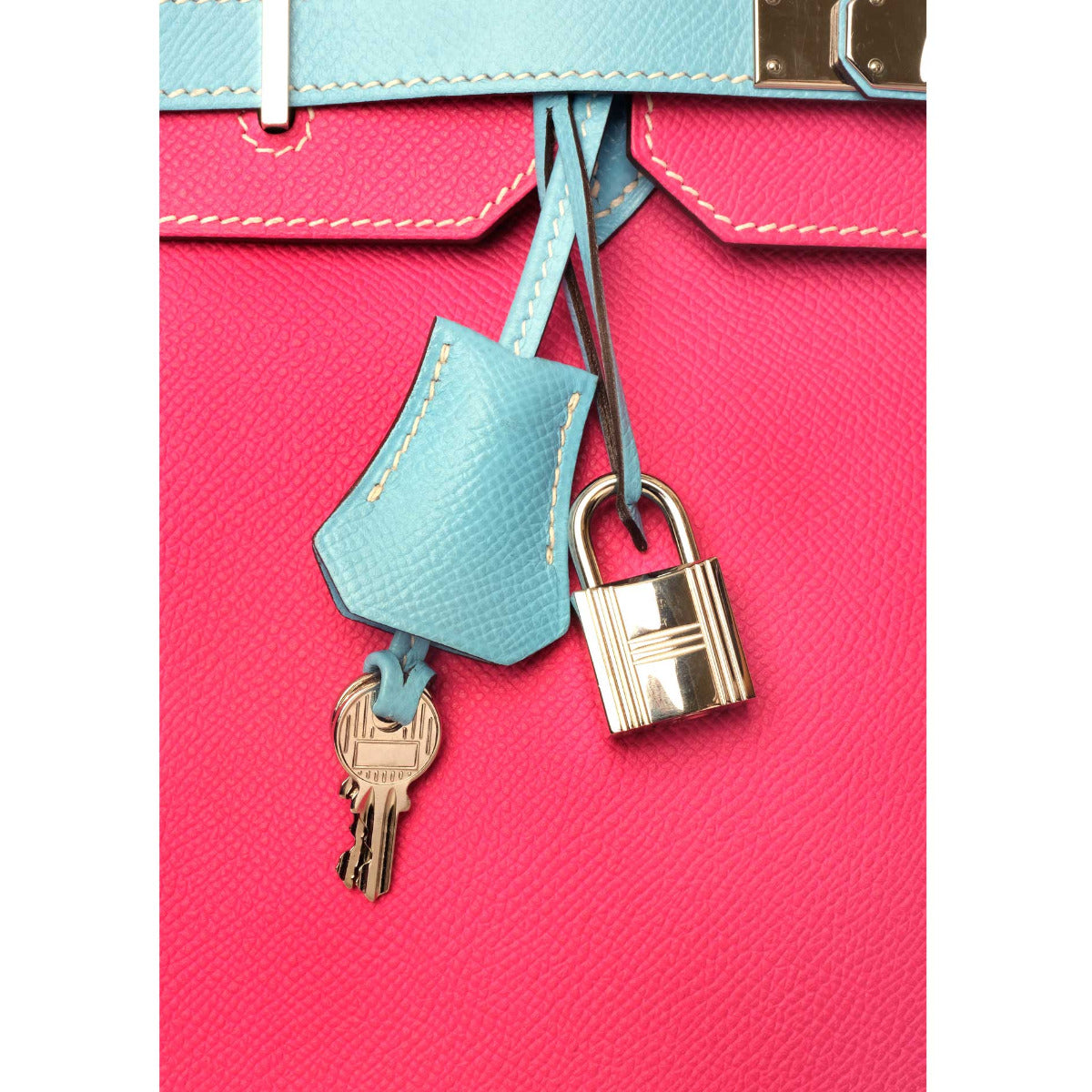 Hermès Rose Tyrien & Celeste Epsom Birkin 35