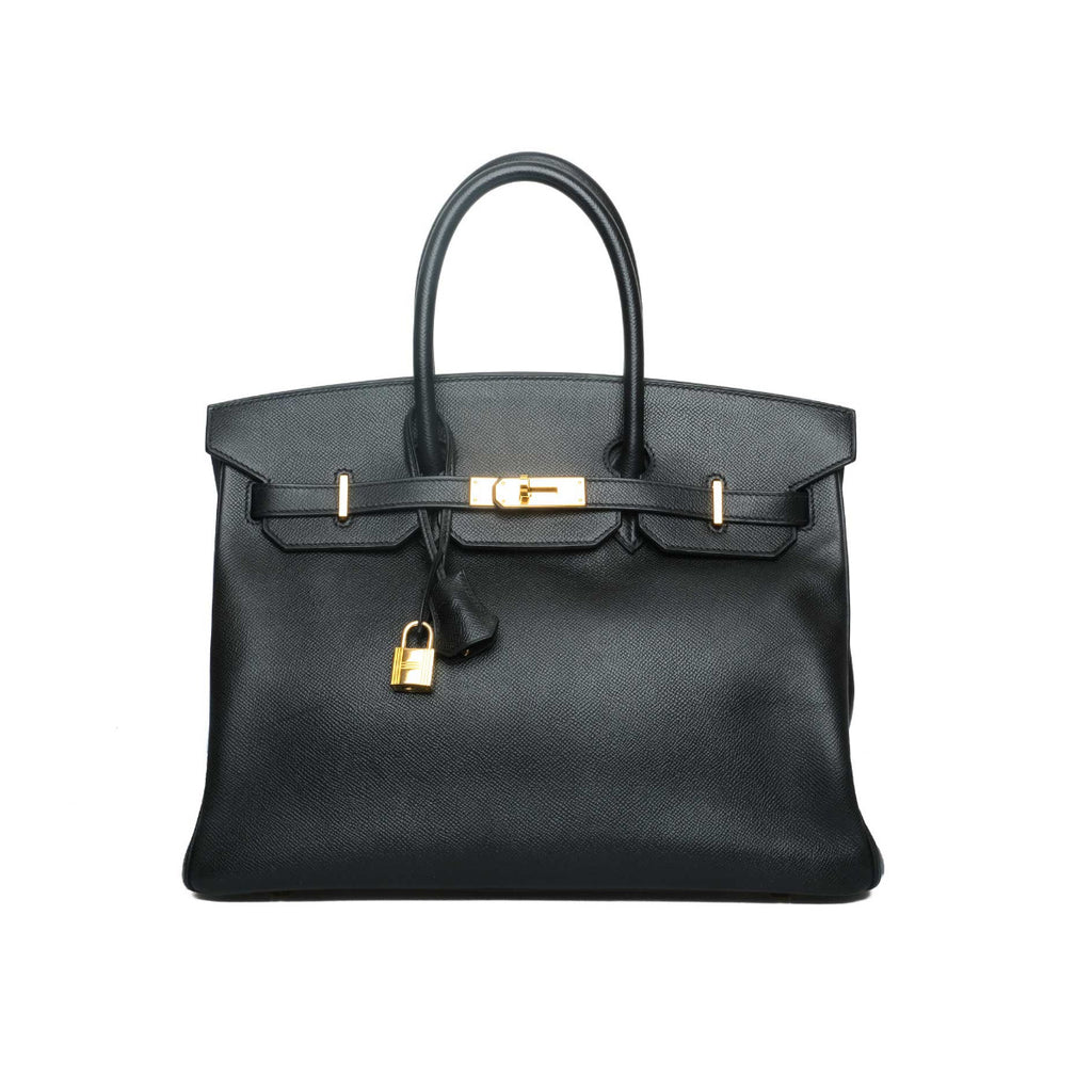 Hermès Black Noir Epsom Birkin 35