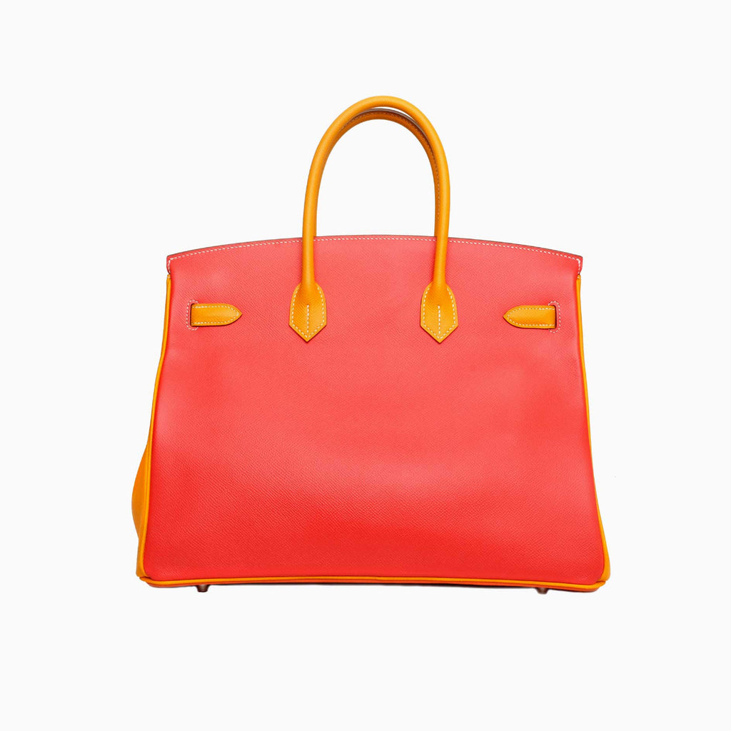 Hermès Special Order Tri Color Birkin 35