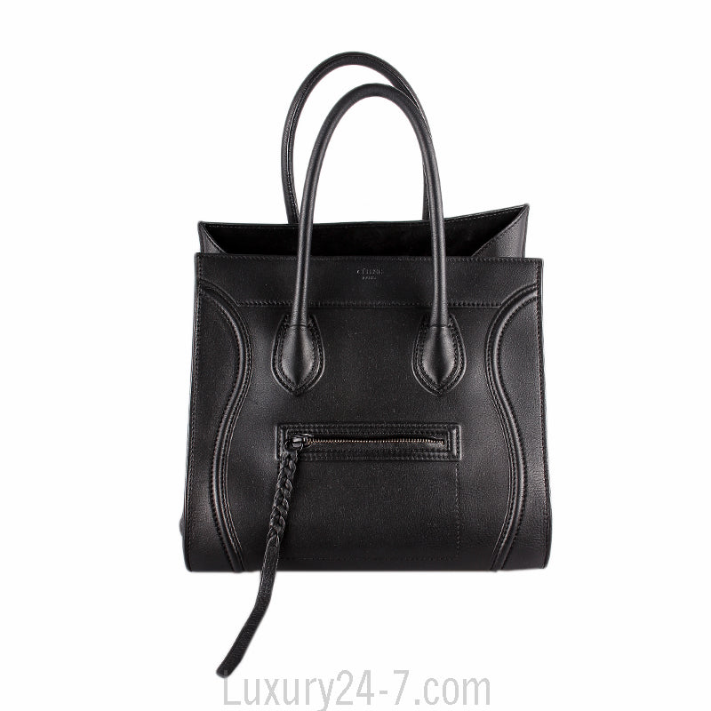 Celine Black Medium Phantom Tote