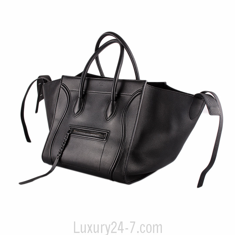 Celine Black Medium Phantom Tote