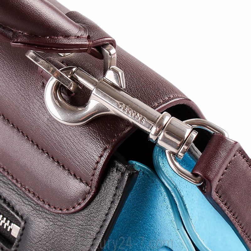 Celine Tricolor Small Trapeze Bag