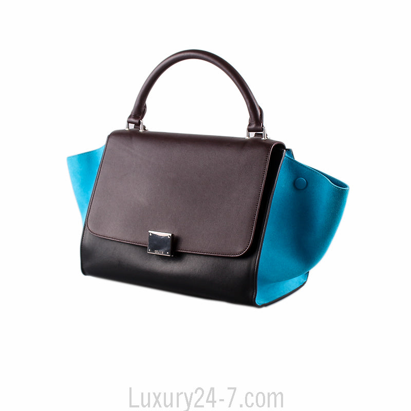 Celine Tricolor Small Trapeze Bag