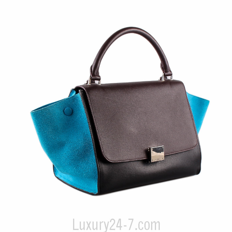 Celine Tricolor Small Trapeze Bag
