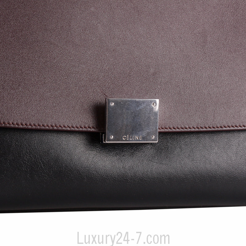 Celine Tricolor Small Trapeze Bag