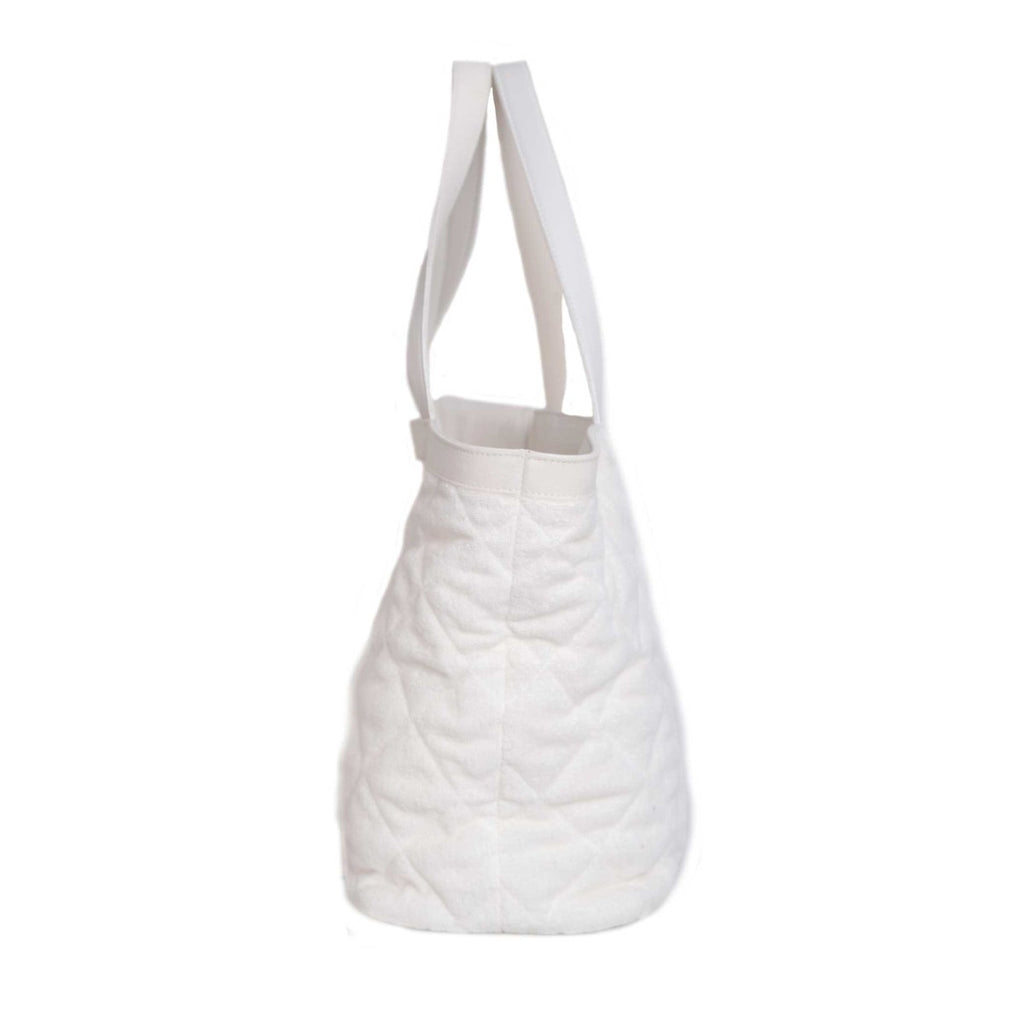 Chanel Ivory Terry Cloth CC Beach Towel Set