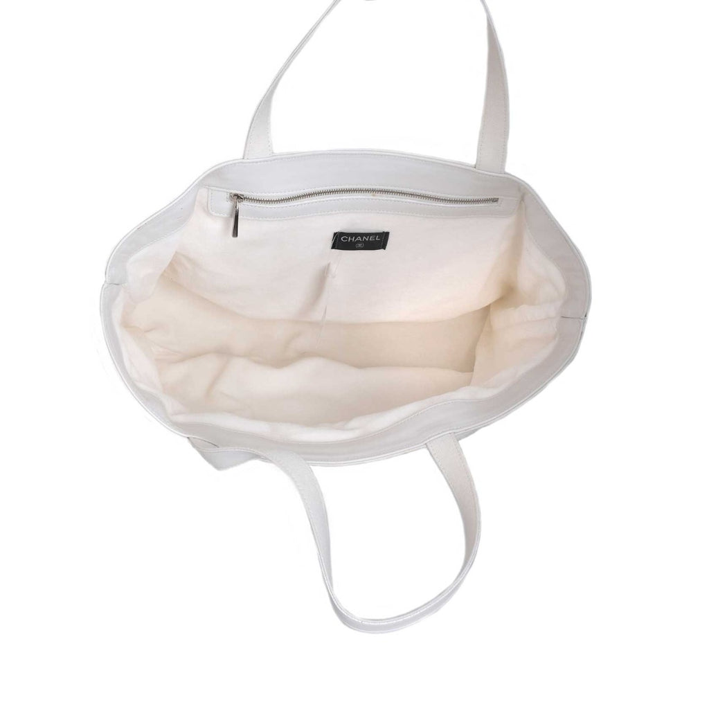 Chanel Ivory Terry Cloth CC Beach Towel Set