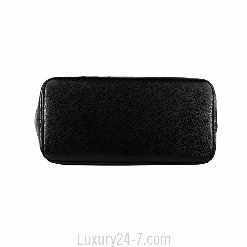 Chanel Black Caviar Medallion Tote