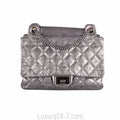 Chanel Graphite Aged Calfskin Reissue Shoulder Tote