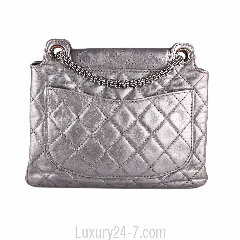 Chanel Graphite Aged Calfskin Reissue Shoulder Tote