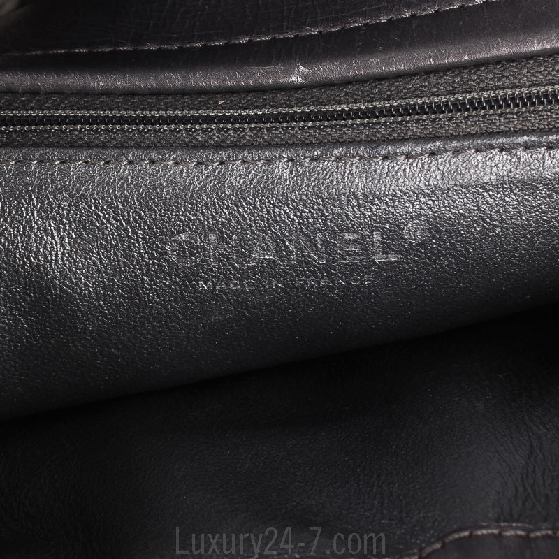 Chanel Graphite Aged Calfskin Reissue Shoulder Tote