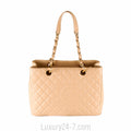 Chanel Beige Caviar GST Grand Shopping Tote
