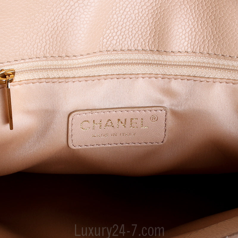 Chanel Beige Caviar GST Grand Shopping Tote