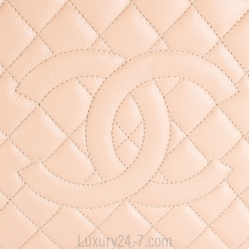 Chanel Beige Caviar GST Grand Shopping Tote