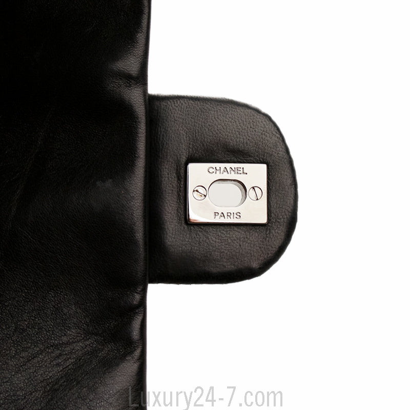 Chanel Black Leather Shoulder Tote