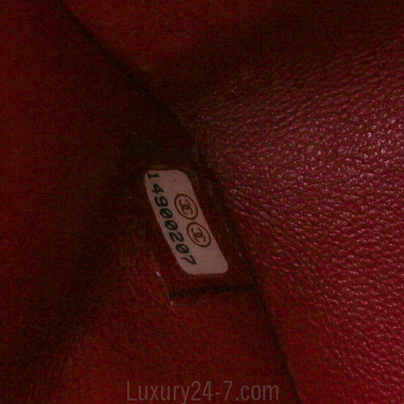 Chanel Red Caviar Classic Jumbo Double Flap Bag