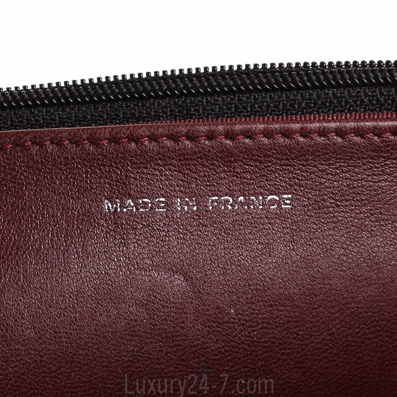 Chanel Black Classic Quilted Lambskin Wallet on Chain