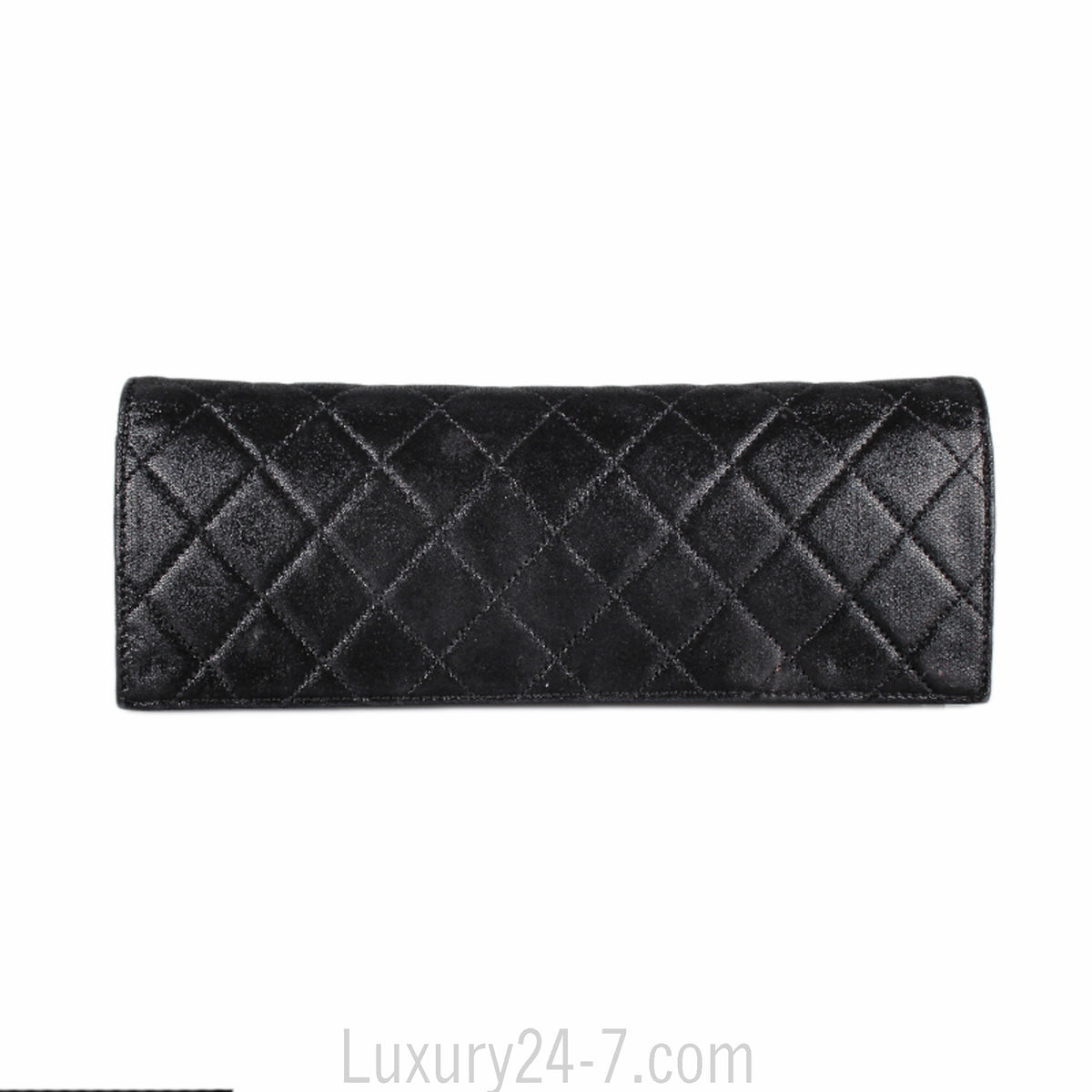 Chanel Black Irridescent Strass Clutch