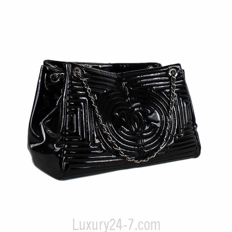 Chanel Black Paris-Shanghai Coco Ming Tote