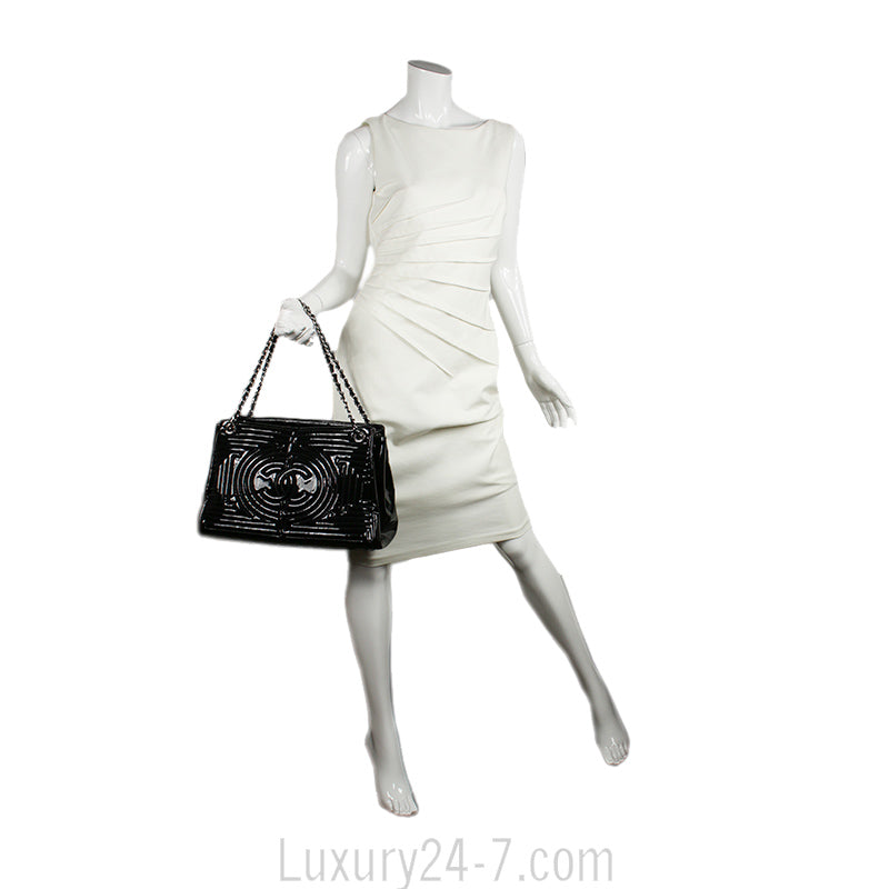 Chanel Black Paris-Shanghai Coco Ming Tote