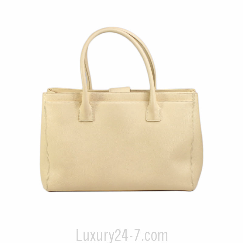 Chanel Light Beige Cerf Executive Tote Bag