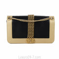 Chanel Two Tone Boy Runway Clutch Bag