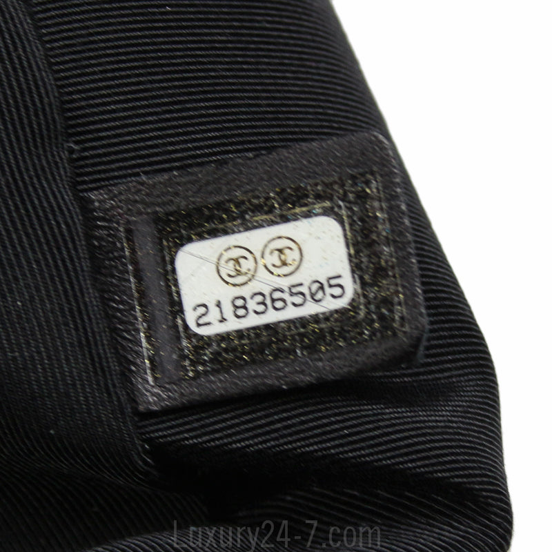 Chanel Black Lambskin Large Backpack New