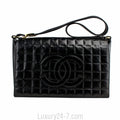 Chanel Vintage Black Shoulder Tote