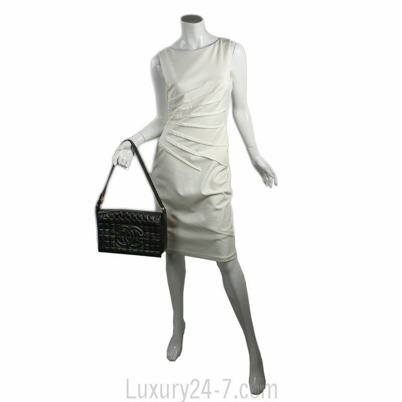Chanel Vintage Black Shoulder Tote