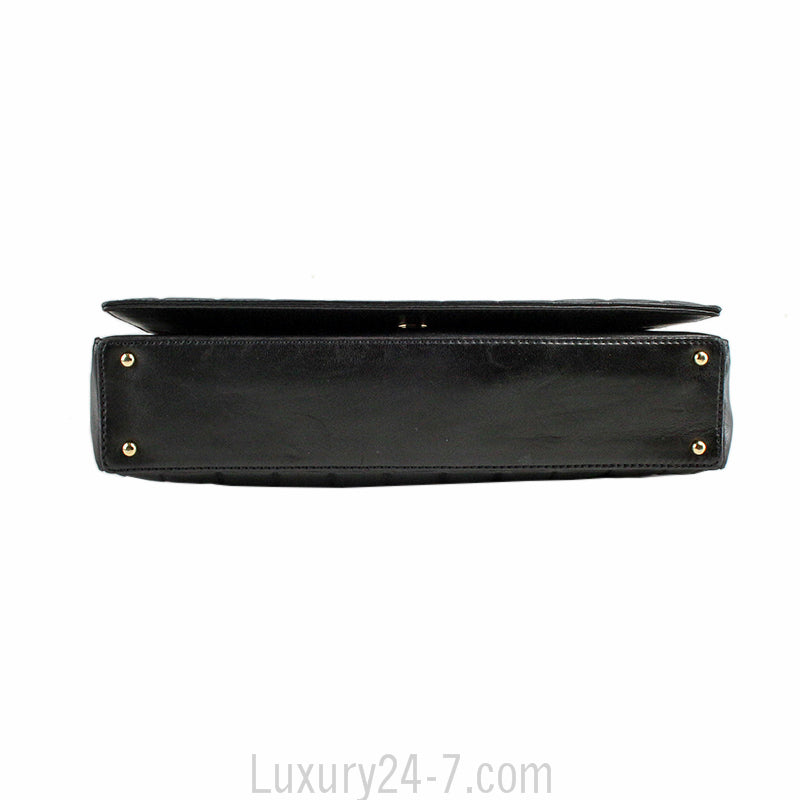 Chanel Vintage Black Shoulder Tote