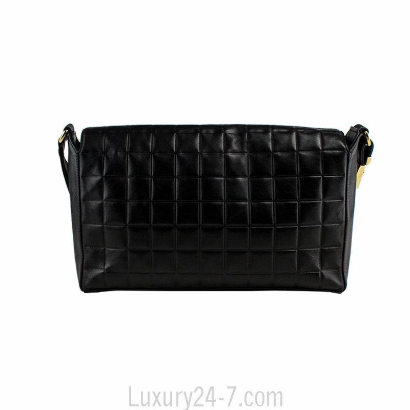 Chanel Vintage Black Shoulder Tote